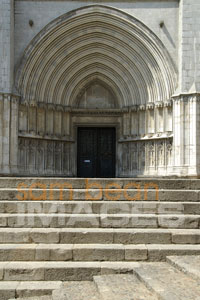 Girona Cathedral Doorway